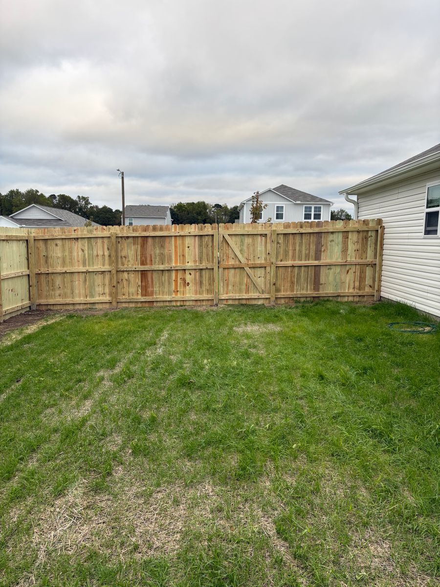 Fence Installation for TG Fencing LLC in Farmville, NC