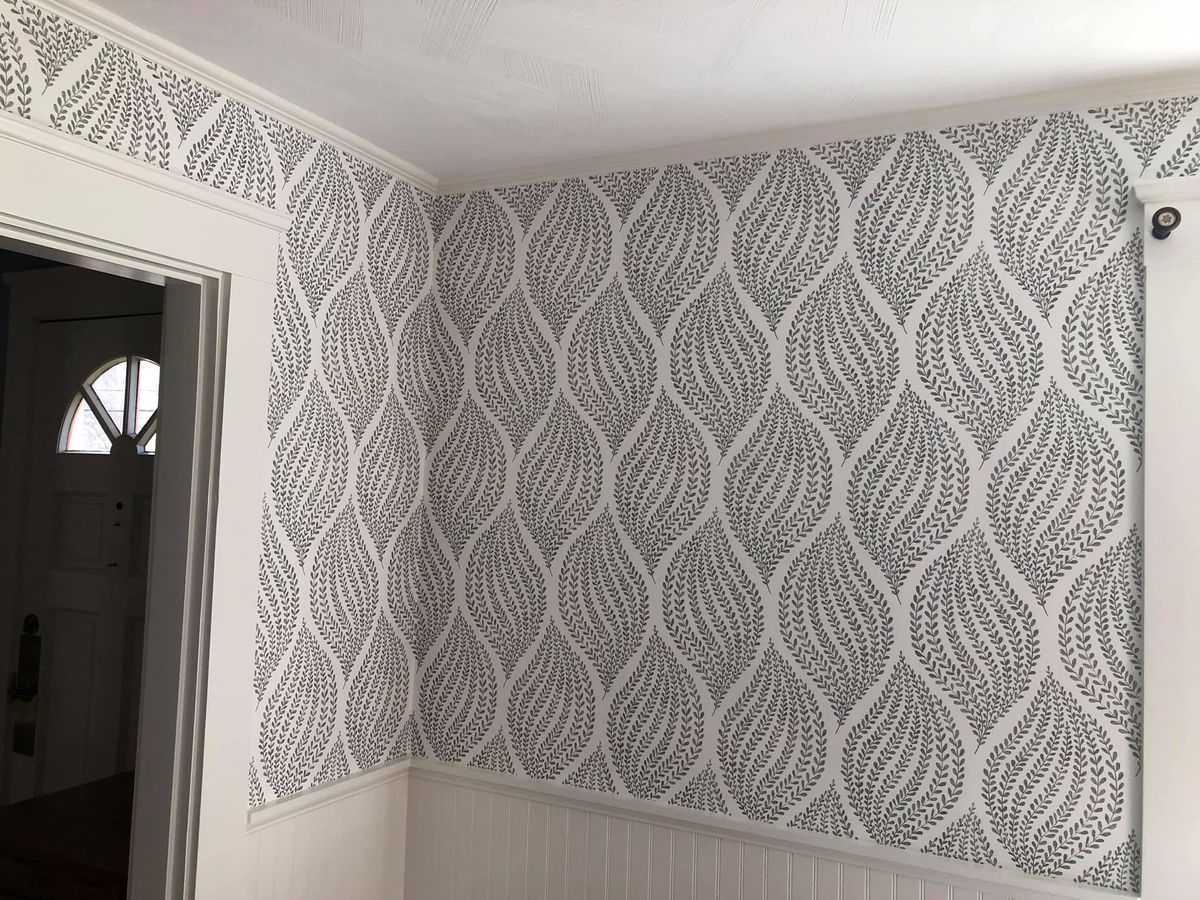 Wall Covering for AGA Custom Coatings in Newburyport, MA