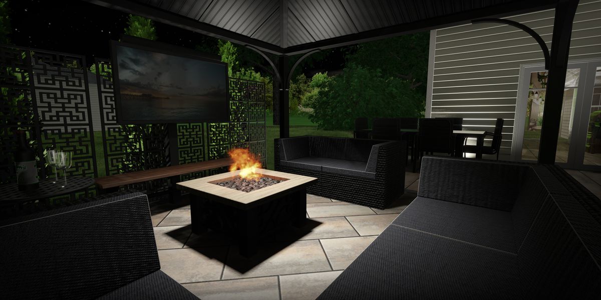 Outdoor Space 3D Renderings for Sunstone Construction in Oakland County, MI