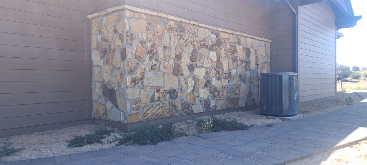 Custom Stone installation for Exquisite Techniques Construction LLC in Prescott, AZ