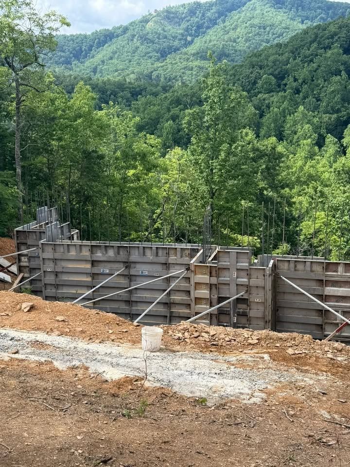 Aluminum formed walls for 865 Foundations in Knoxville, TN