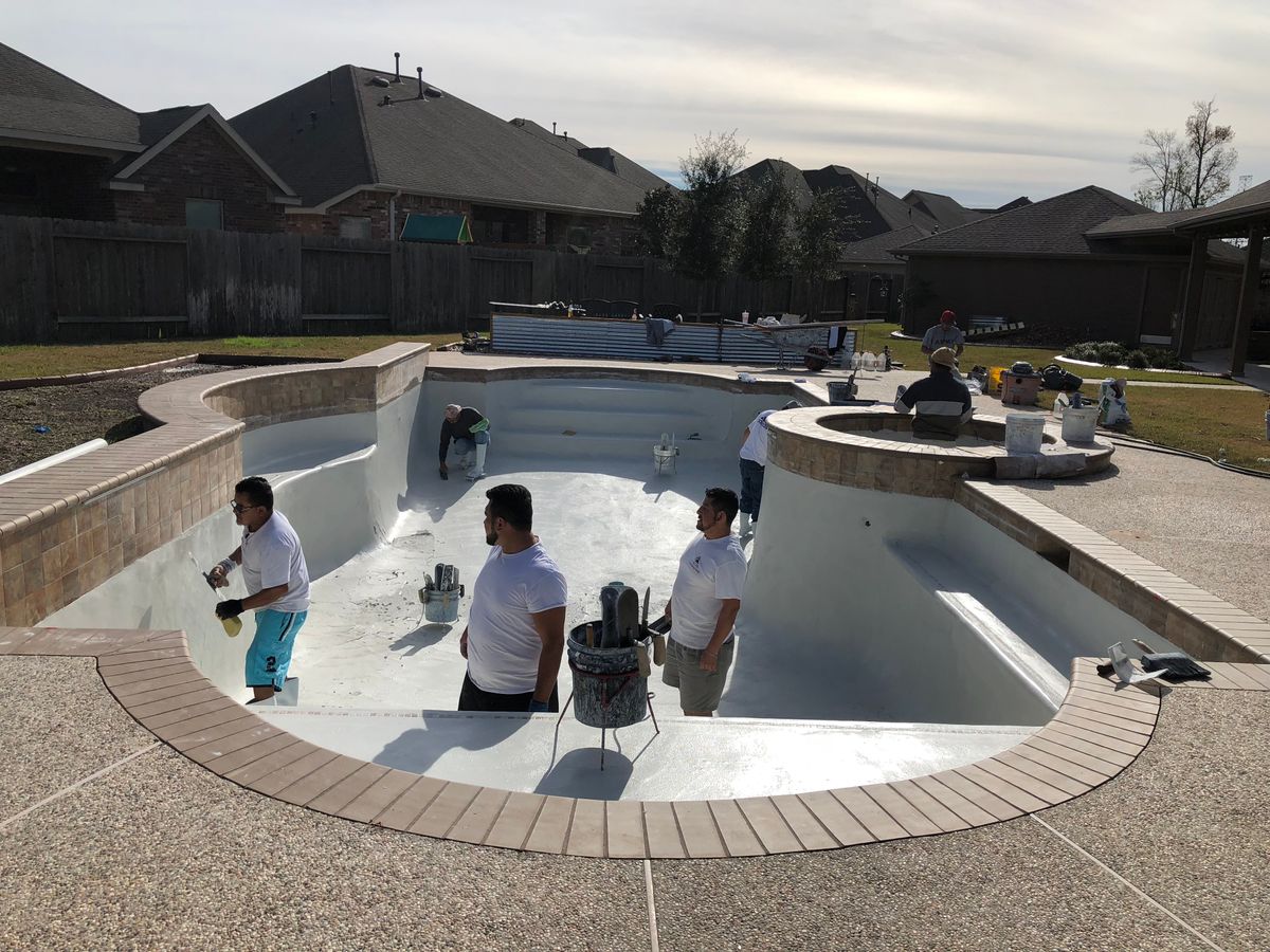 Pool Remodels for Texas Curb N Borders in Houston, TX