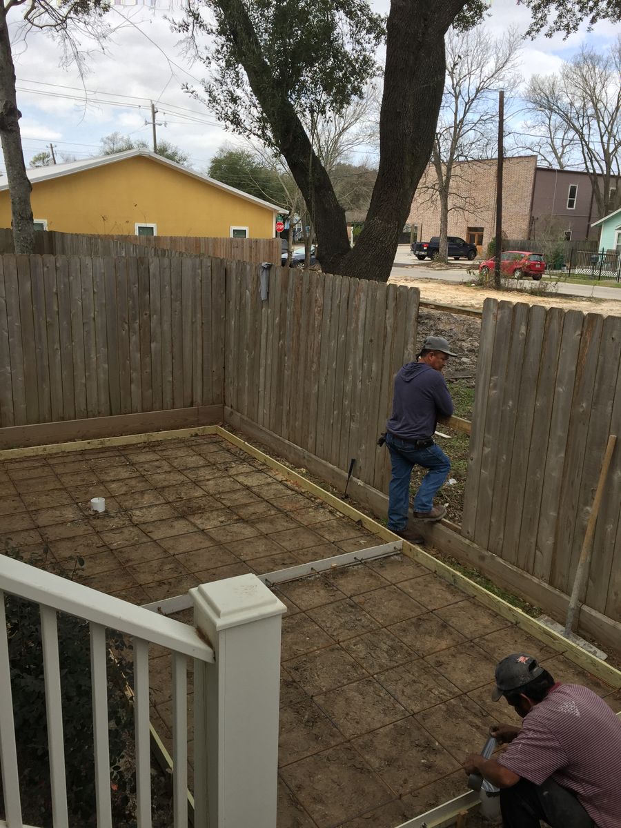 Pool & Patio Restoration for Texas Curb N Borders in Houston, TX