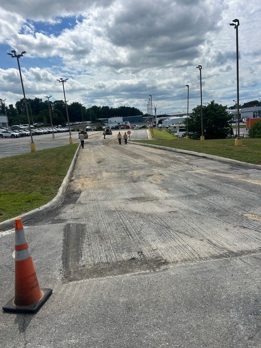 Grading for James R Carter Paving in Roanoke, VA