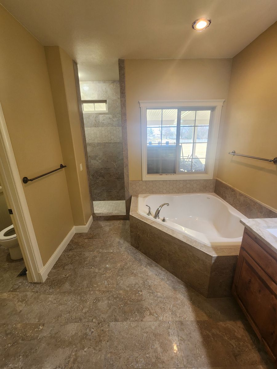 Bathroom remodel for Flawless Tile Company in Boise, ID