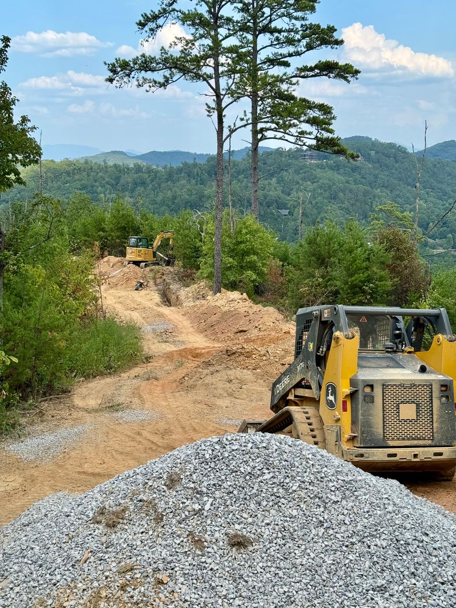 Site Preparation for Grayson Groundworks in Sevierville, TN