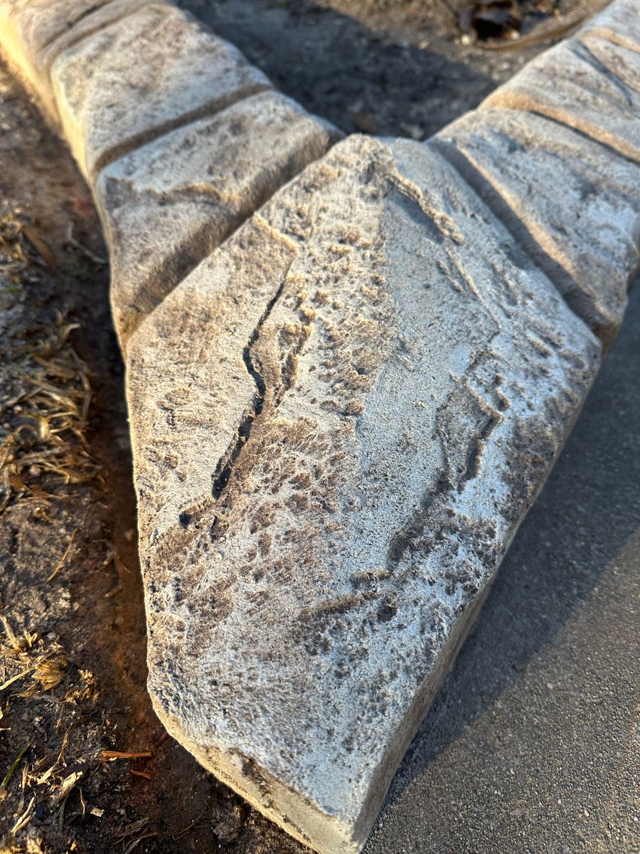 Stamped Concrete Installations for Texas Curb N Borders in Houston, TX