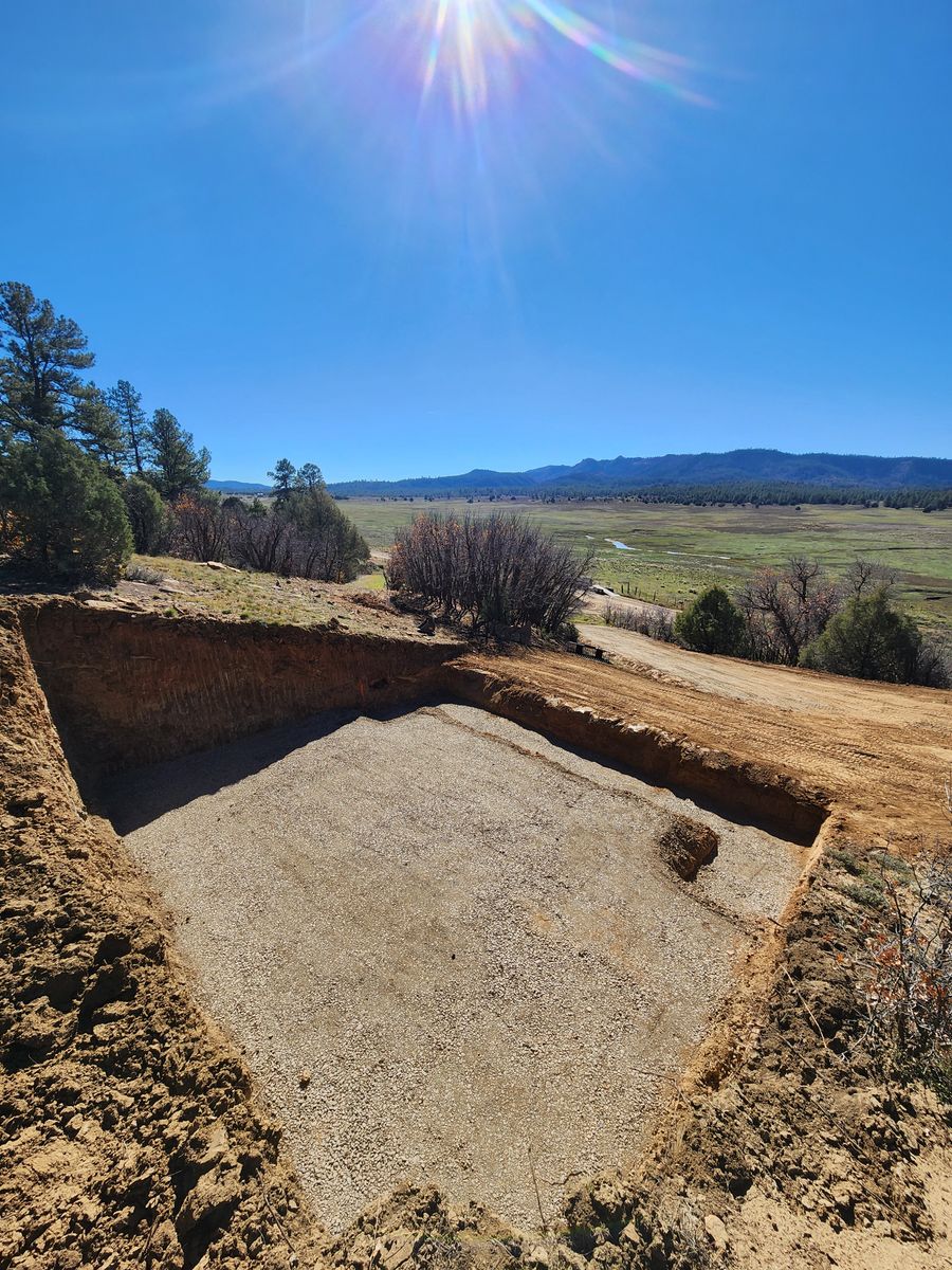 Site Preparation for Markham Septic & Excavation in Pagosa Springs, CO
