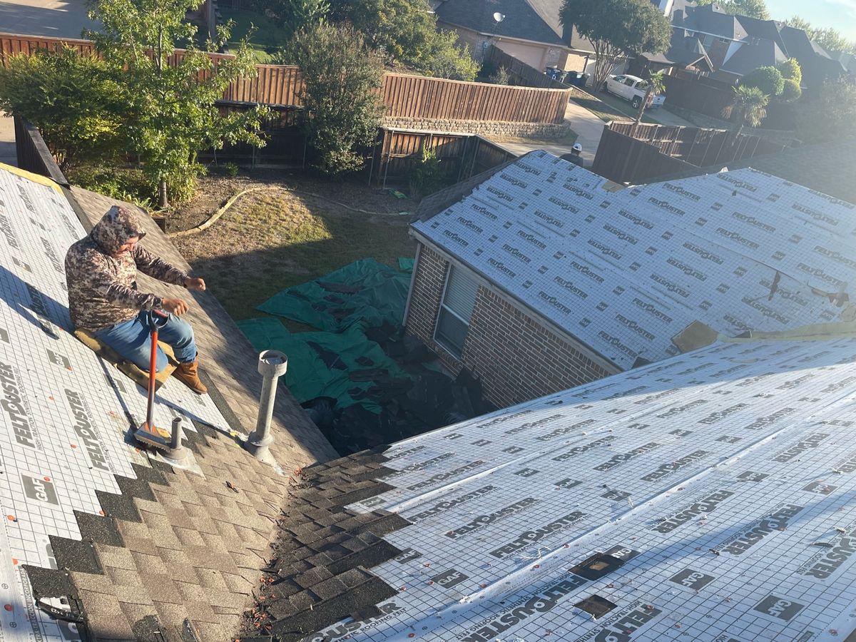 Roofing Replacement for Double RR Construction in Royse City, TX