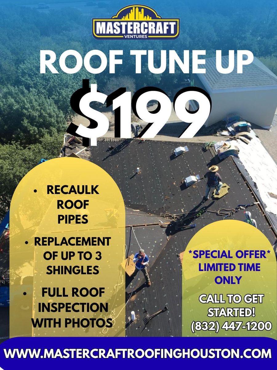 Roofing Replacement & Repairs for Mastercraft Ventures LLC in Conroe, TX