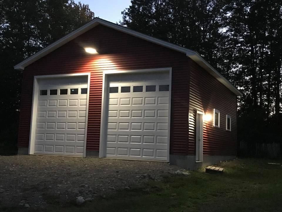 Garage Construction for True North Home Services in Brewer, ME