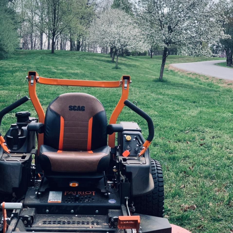 Mowing for Valencia’s Lawncare in Charlottesville, VA