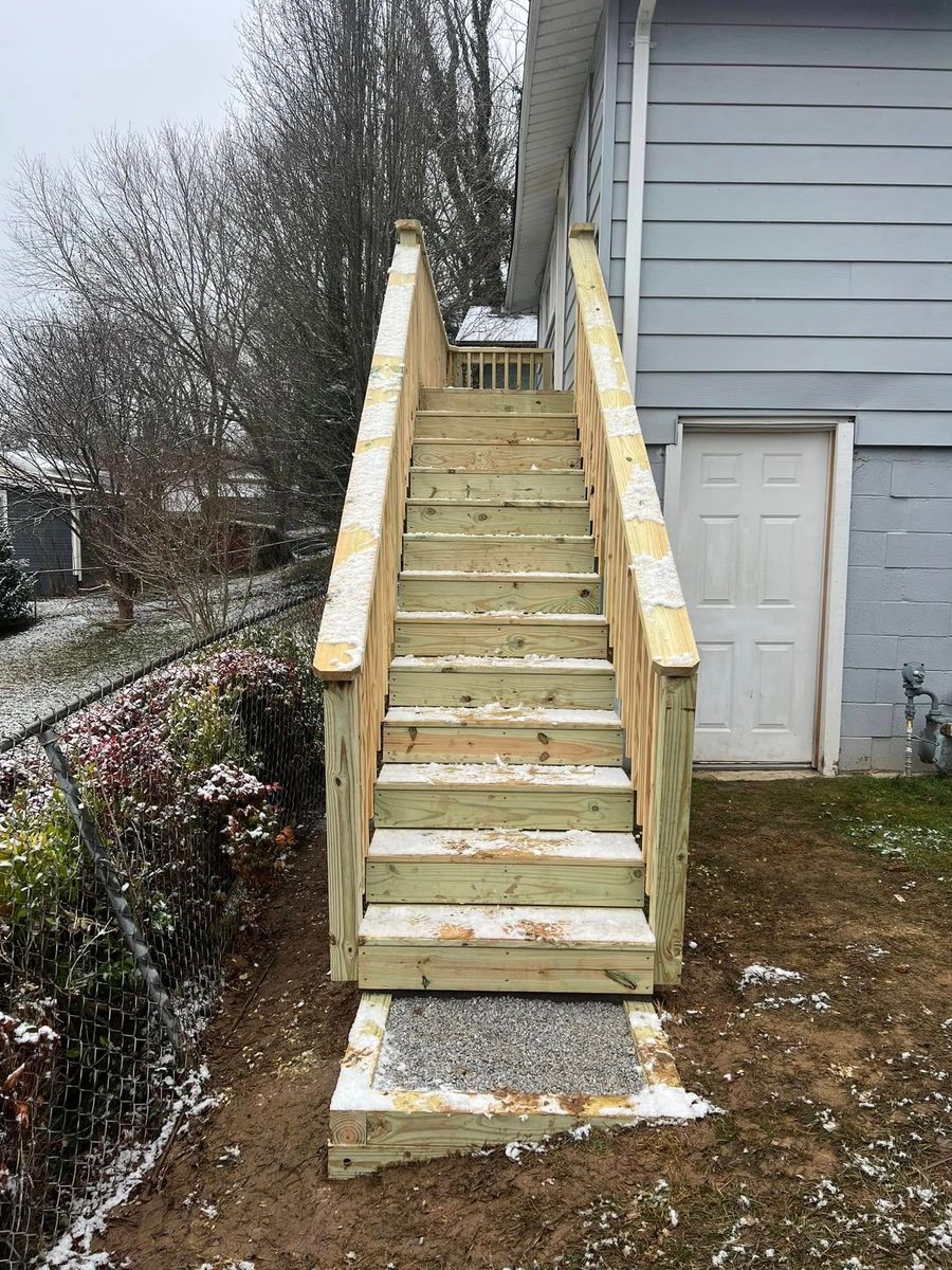 Carpentry for Redwood Construction in Asheville, NC