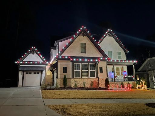 Christmas Lights Installation for Perfect Pro Wash in Anniston, AL