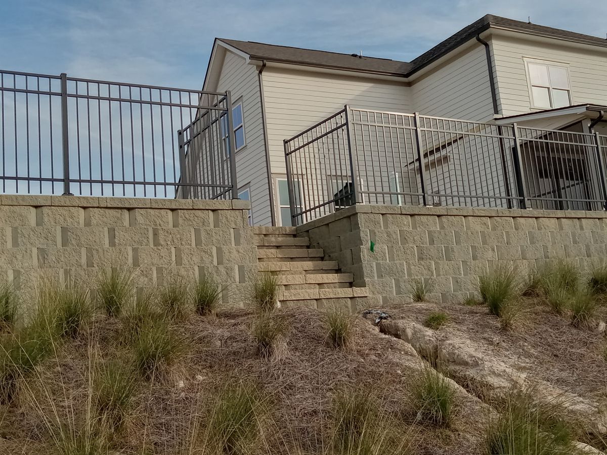 Aluminum Fence Installation for JB Nealy Fence in Elgin, SC