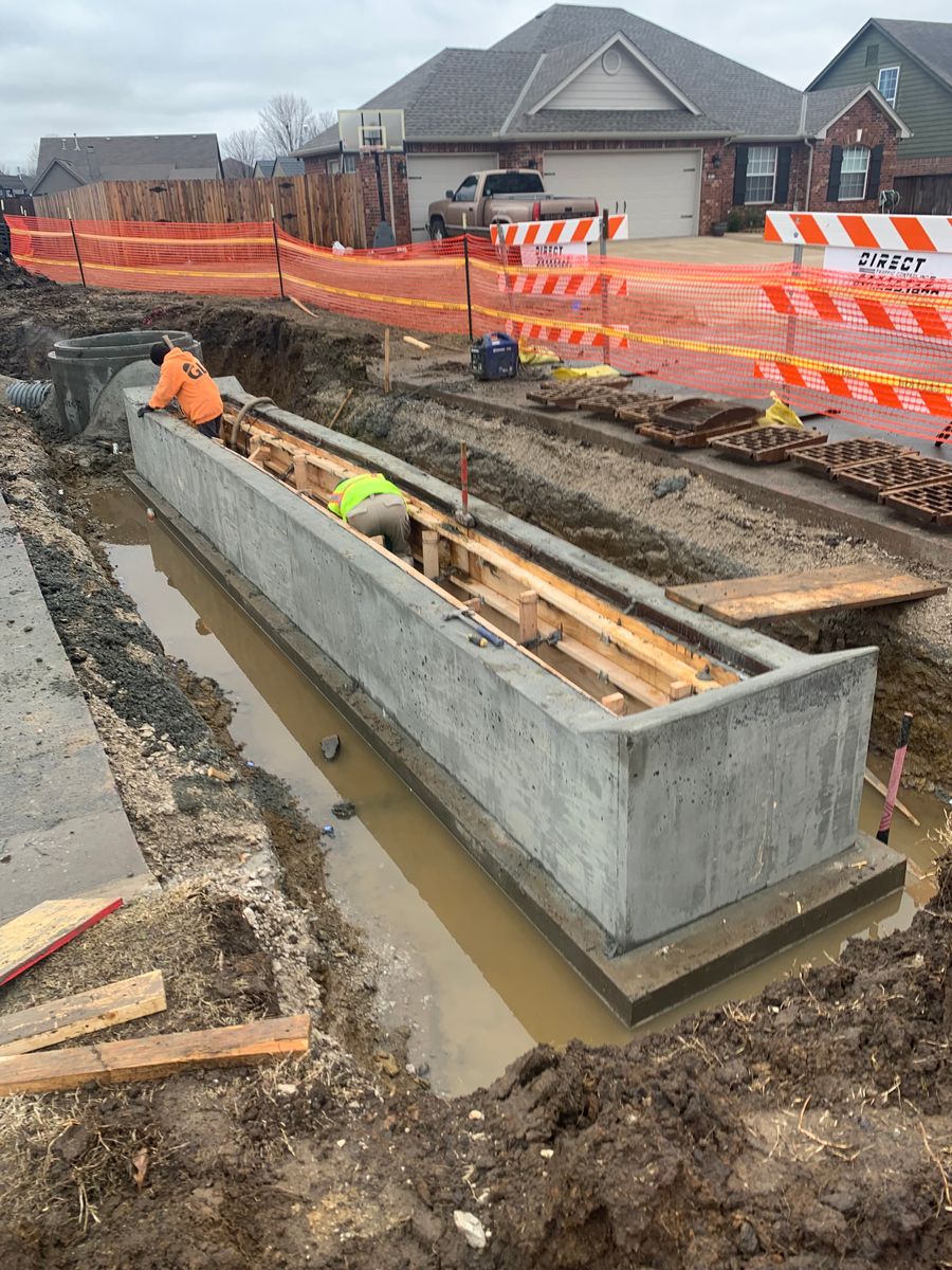 Decorative Concrete for Project X Construction LLC in Tulsa, OK