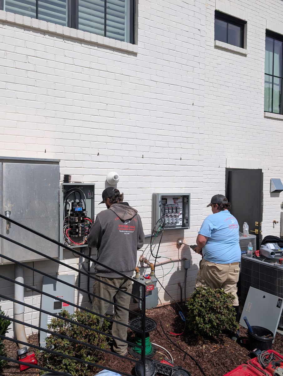 Electrical Panel Upgrades for CMS Electric, Inc. in Louisburg, NC