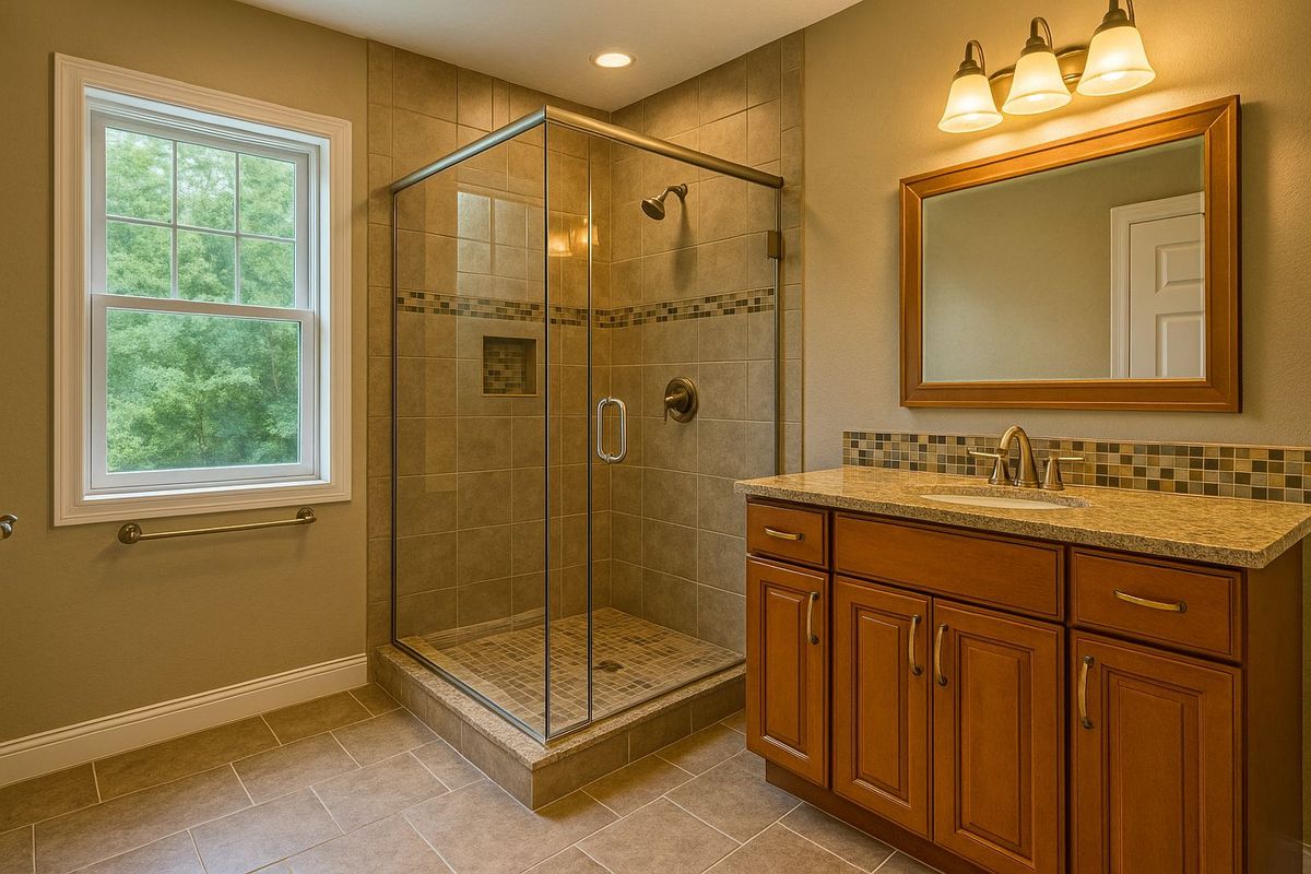 Bathroom Renovation for Legacy HomeWorks in Norridgewock, ME