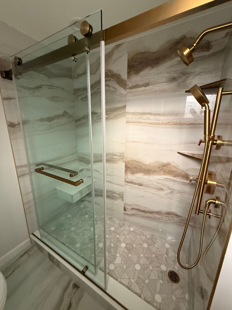 Bathroom renovations for Bassett Construction LLC in Groveland, MA