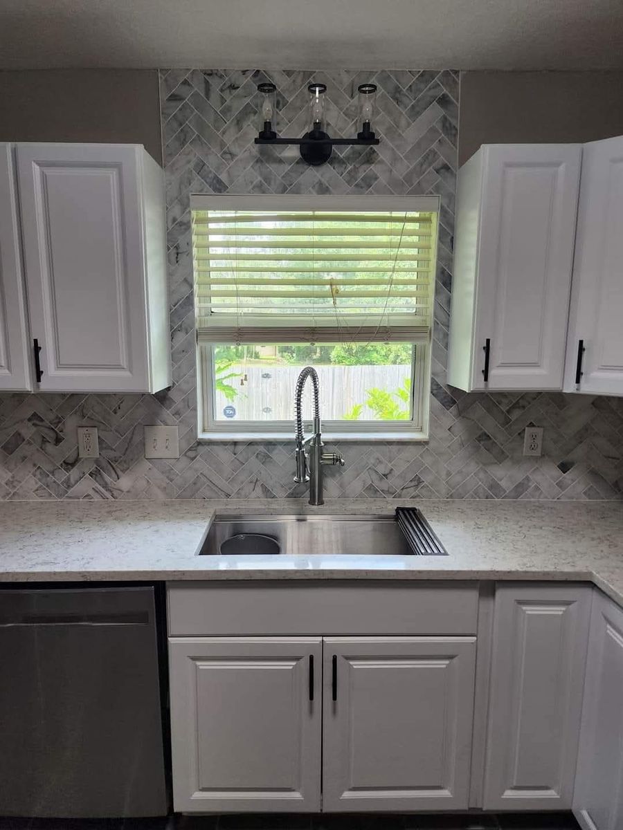 Kitchen Backsplash Tiling for Elite Custom Tile Installations in Ocala, FL