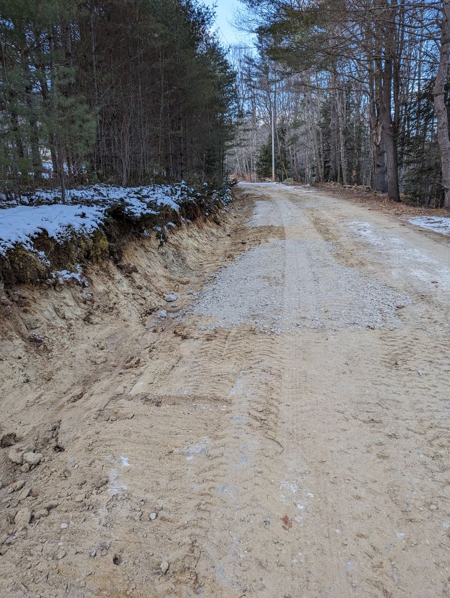 Grading and Leveling for Krahn Excavation in Oxford County, ME