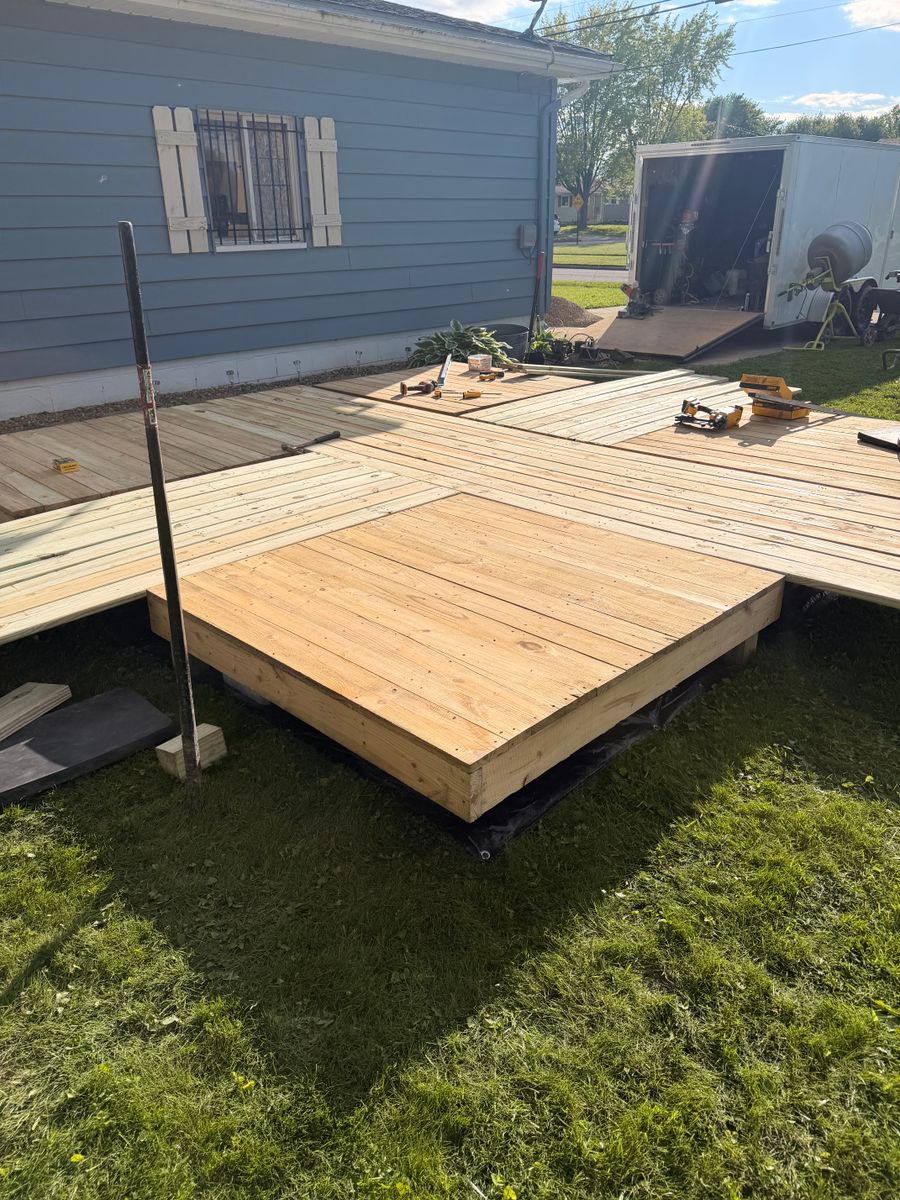 Deck & Patio Installation for Erie Builders & Construction in Sandusky, OH
