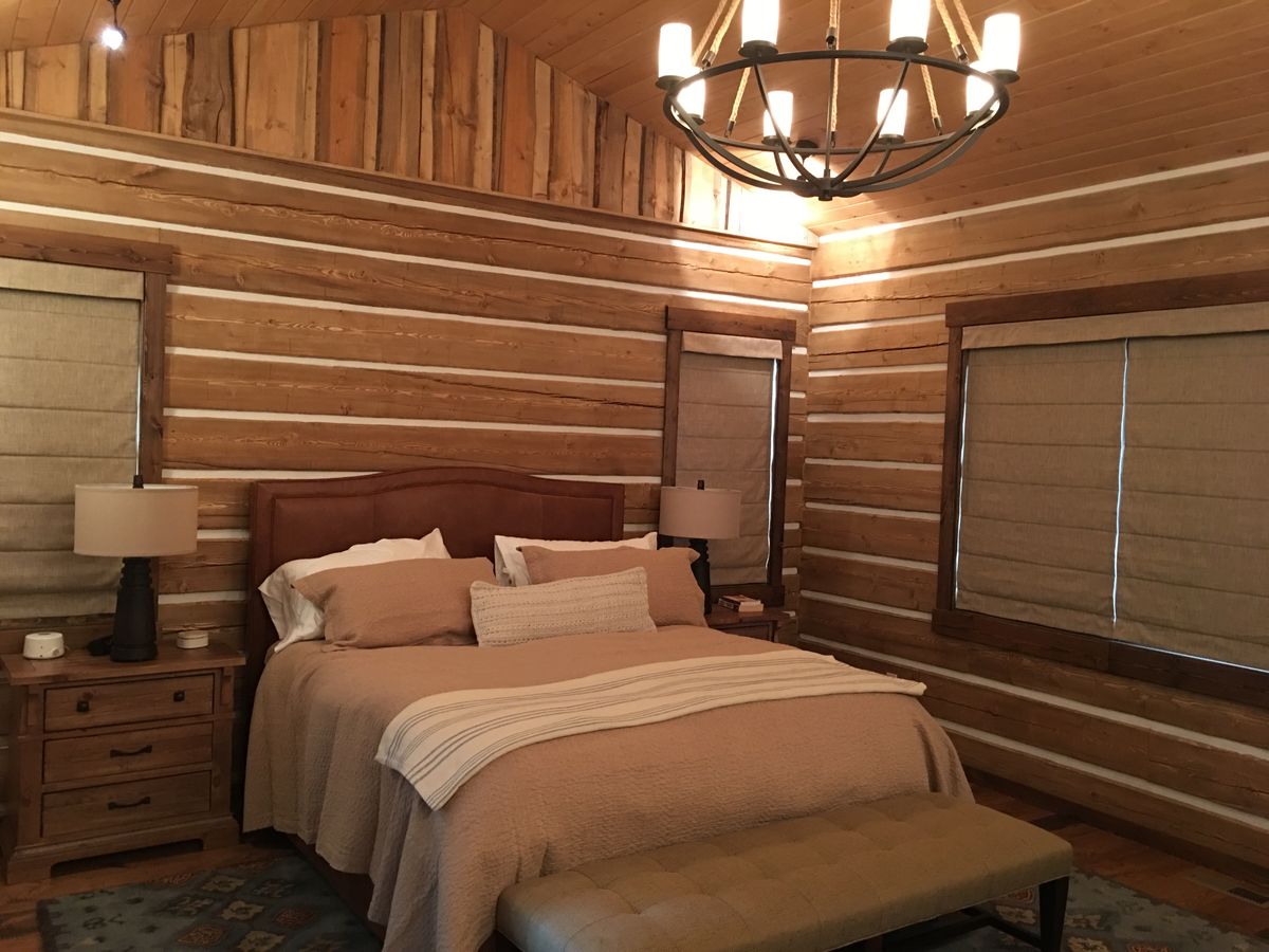 Log Home Chinking for True Blue Logworks LLC in Corvallis, MT