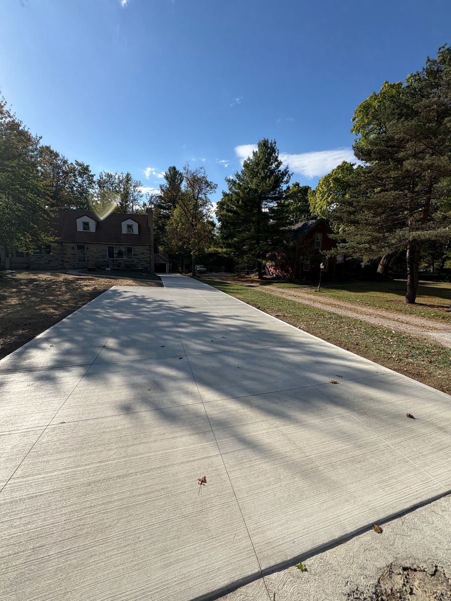 Driveway tear out and replacement for Concrete Pros, LLC in Lorain, OH