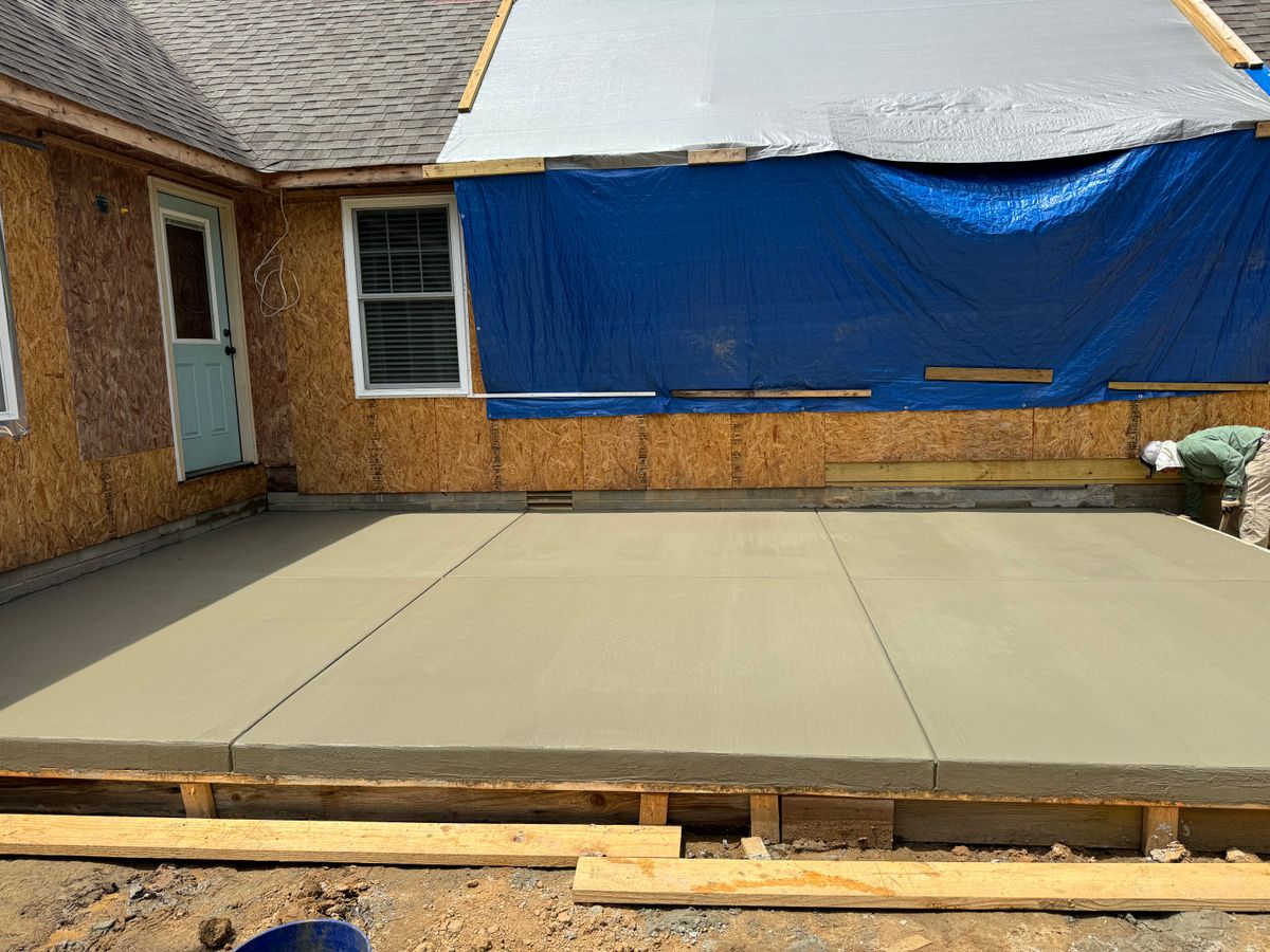 Patio Design & Installation for Ramsey Concrete Construction in Covington, TN