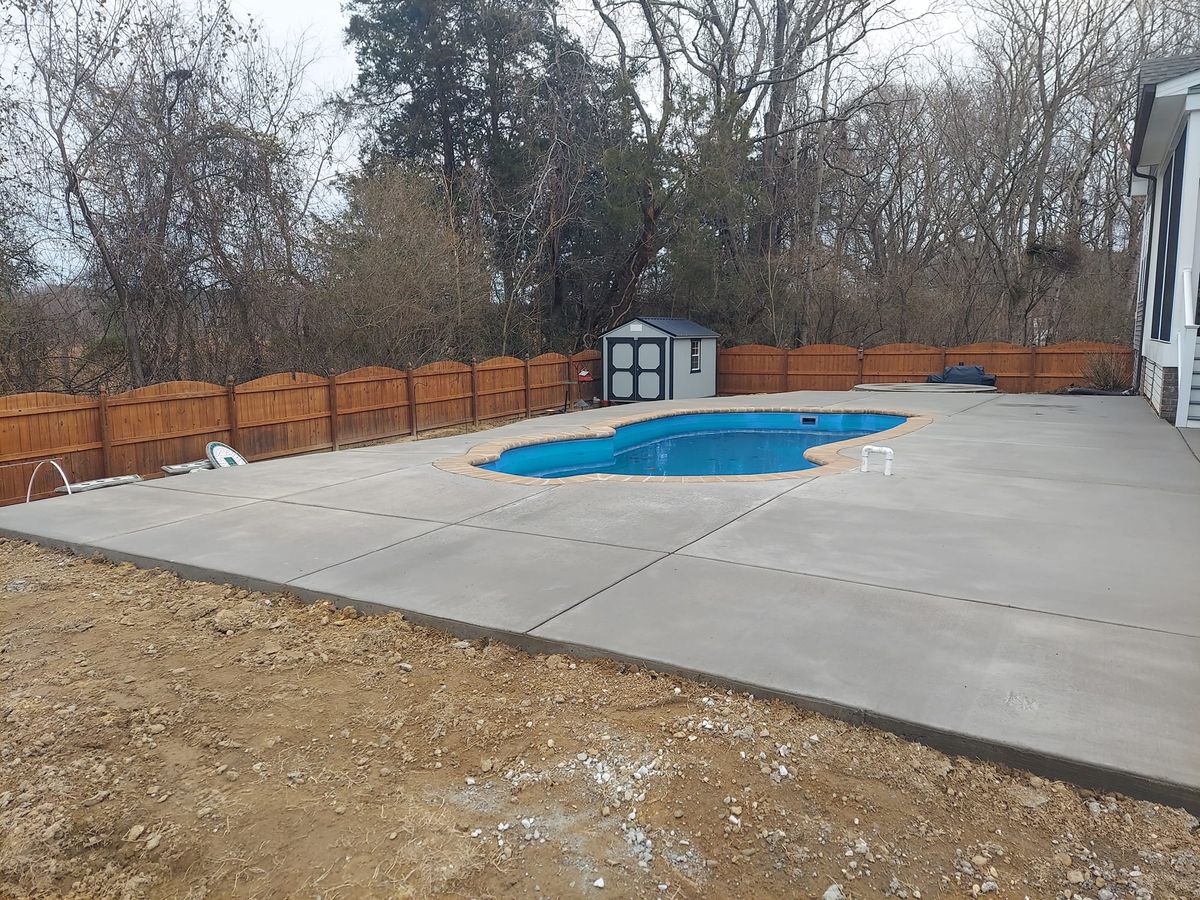 Patio Design & Installation for RGM Concrete Finisher LLC in Chesapeake, VA
