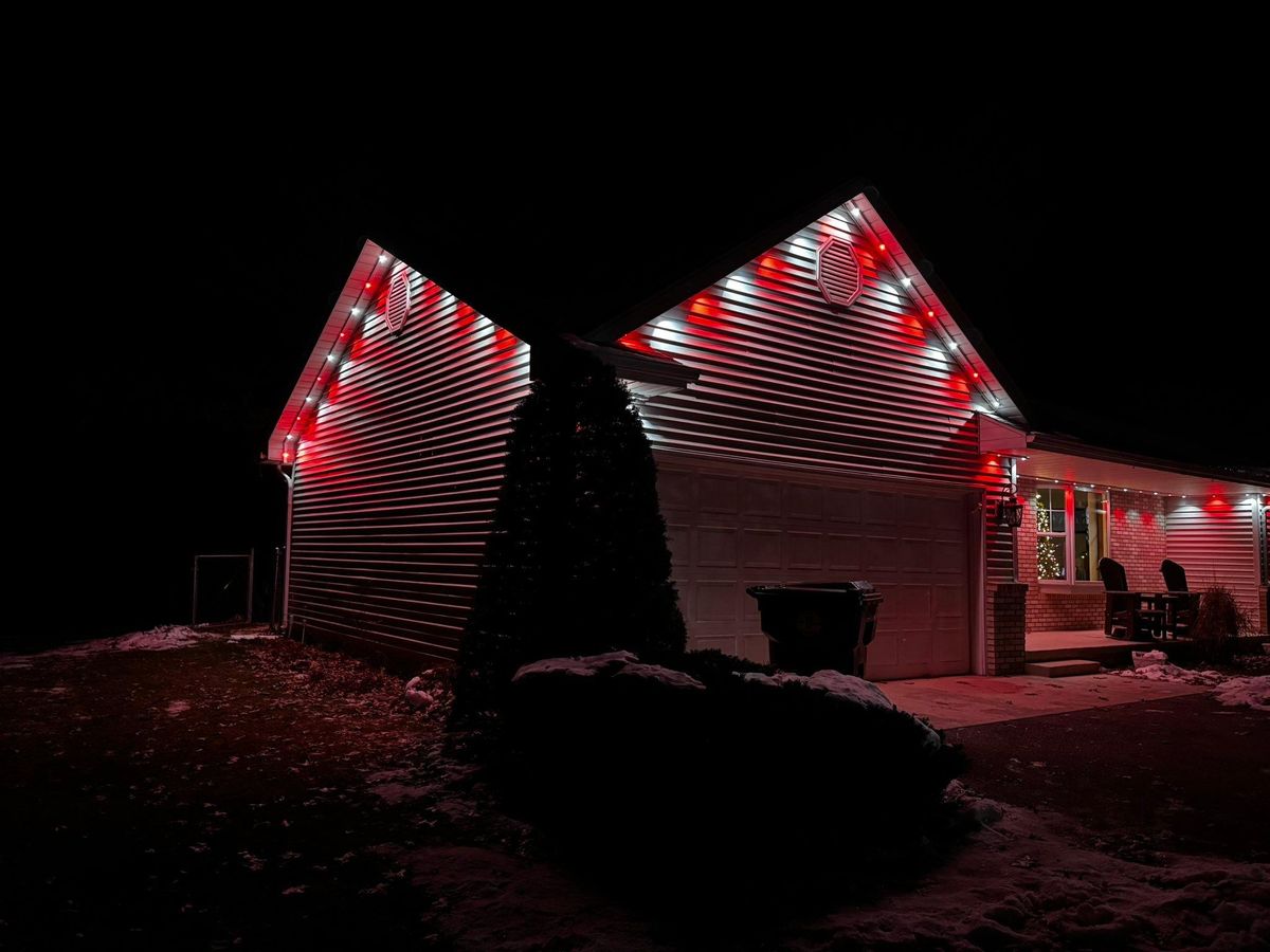 Permanent Outdoor Lighting for Risner Construction in De Motte, IN