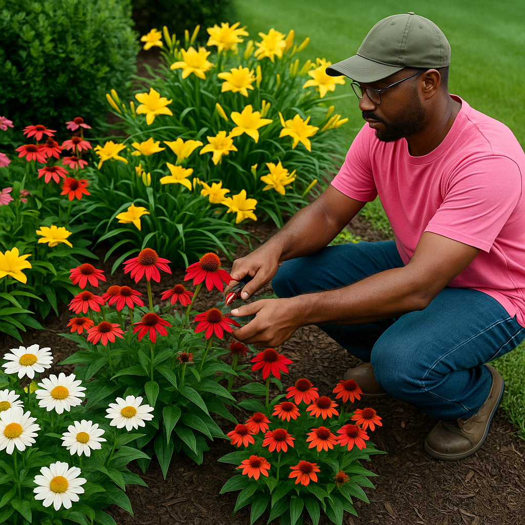 Flower & Garden Bed Maintenance Services for New Beginning Landscape & Remodel LLC in Atlanta, GA