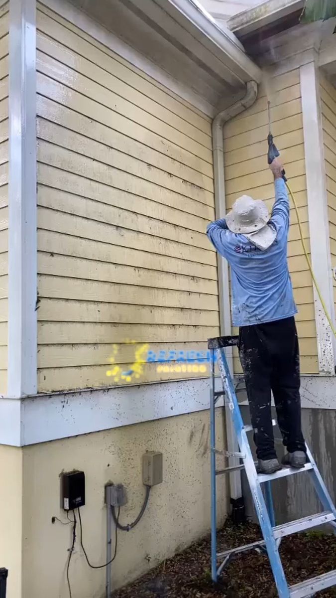 Stucco Repairs for Refresh Painting in Wesley Chapel, FL
