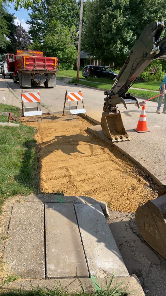 Driveway Install for TDC Excavating in Dubuque, IA