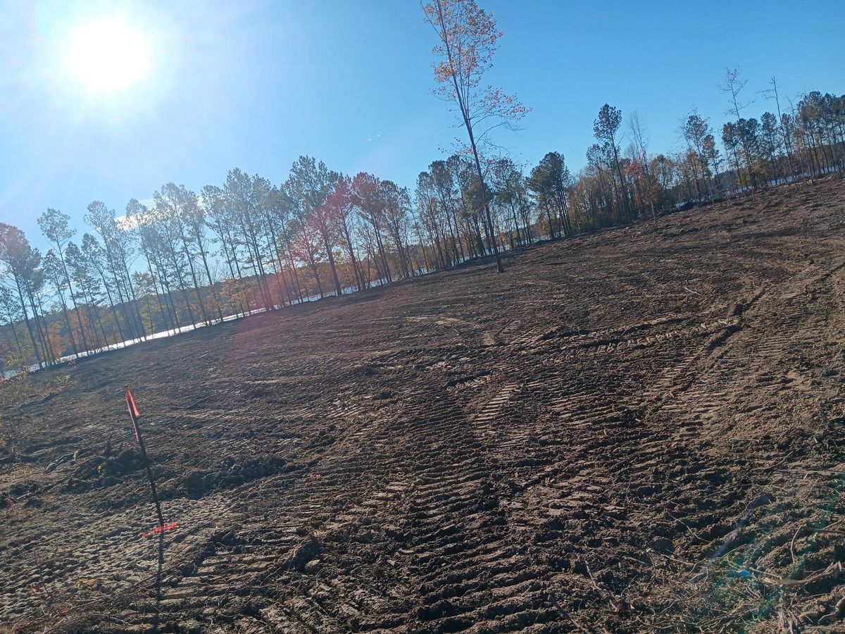 Land clearing and site preparation for Forrest Plumbing and Septic Service LLC in Summerville, GA