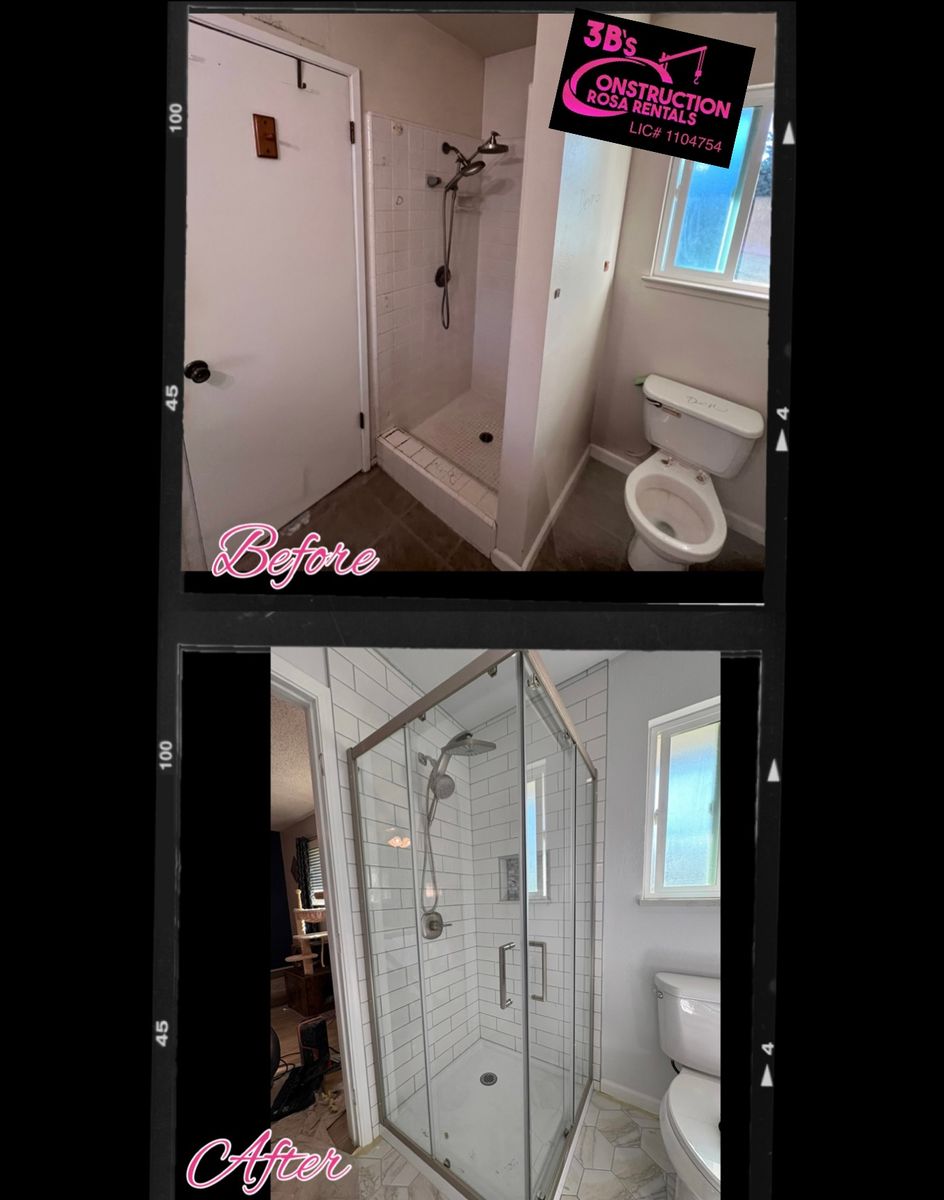 Bathroom Renovation for 3B's Construction in Fresno, CA