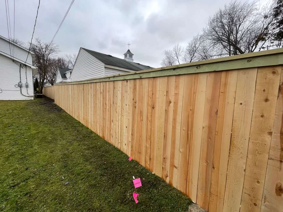 Fence Installation for TMF Services in Lapeer County, MI