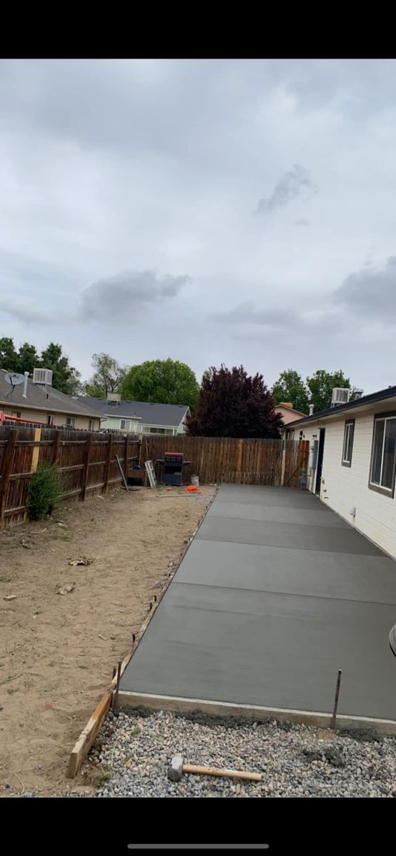Concrete Installation for GB Concrete & Landscapes in Grand Junction, CO