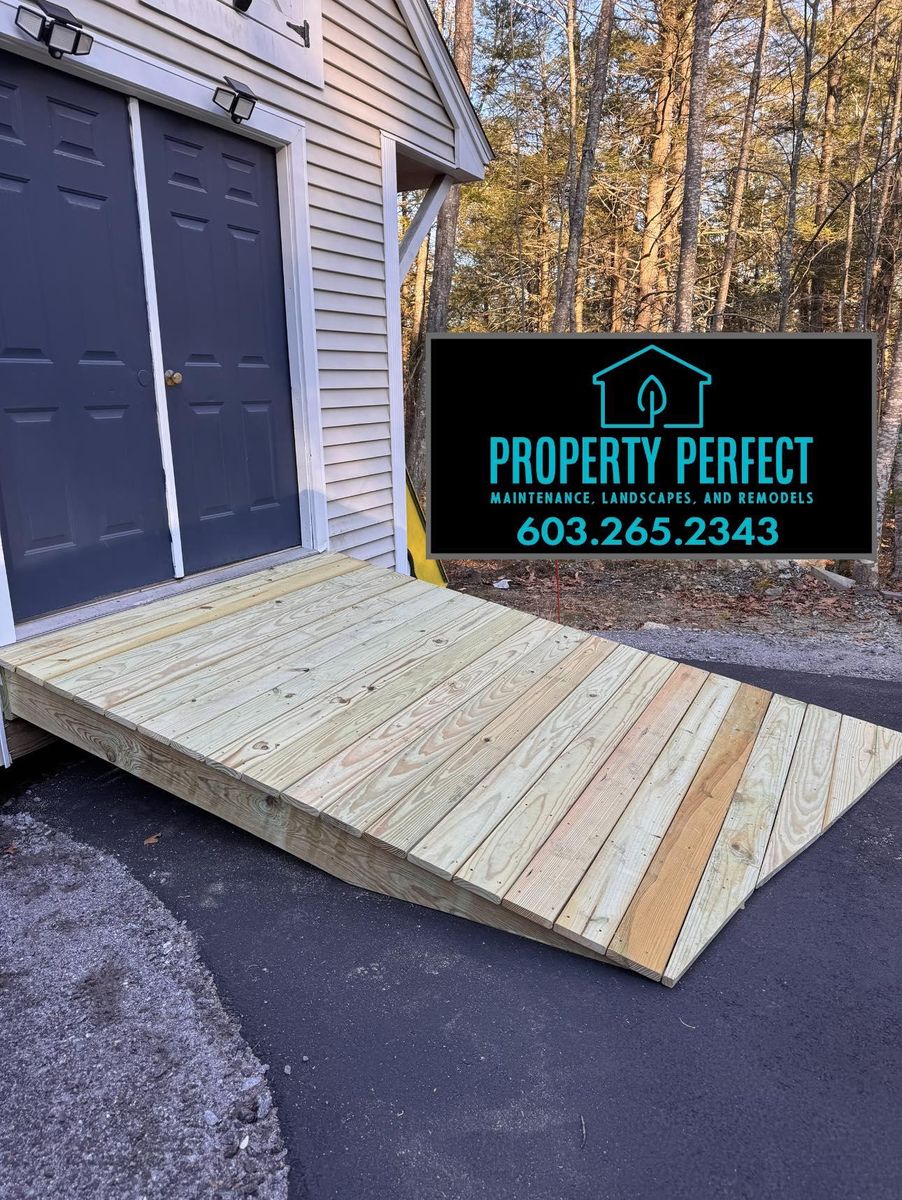 Deck & Patio Installation for Property Perfect LLC in Goffstown, NH