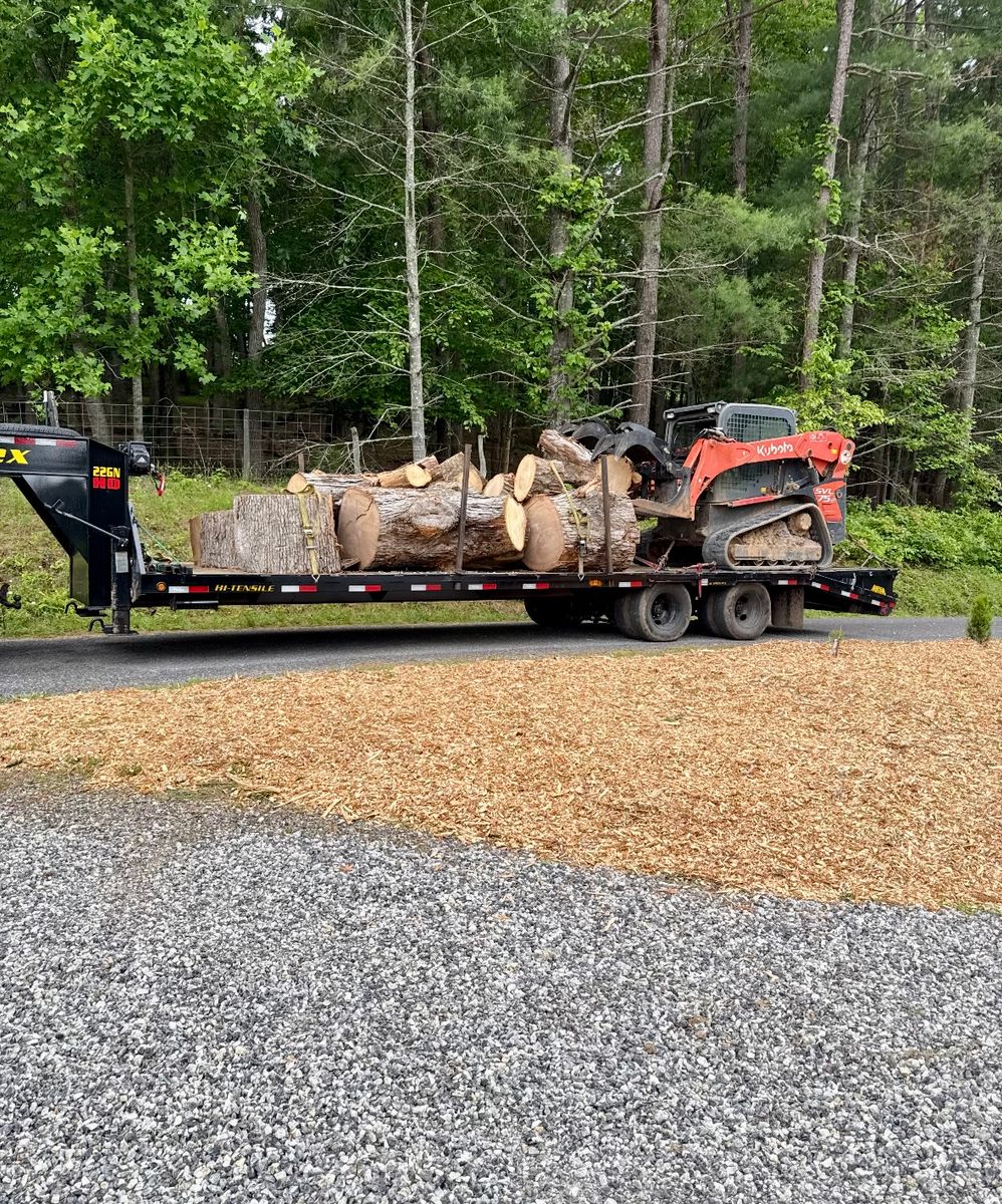 Log/Brush Removal for Clear Tree Land Solutions in Dawson County, GA