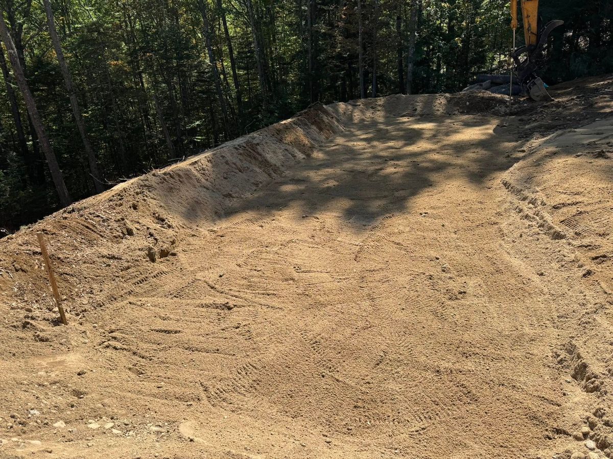 Land Grading for AFH Earthworks in Madison, NH