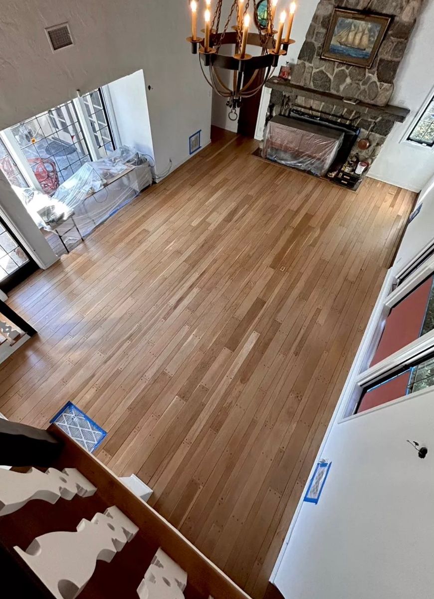 Hardwood Refinishing for TMIT Flooring in Anaheim, CA