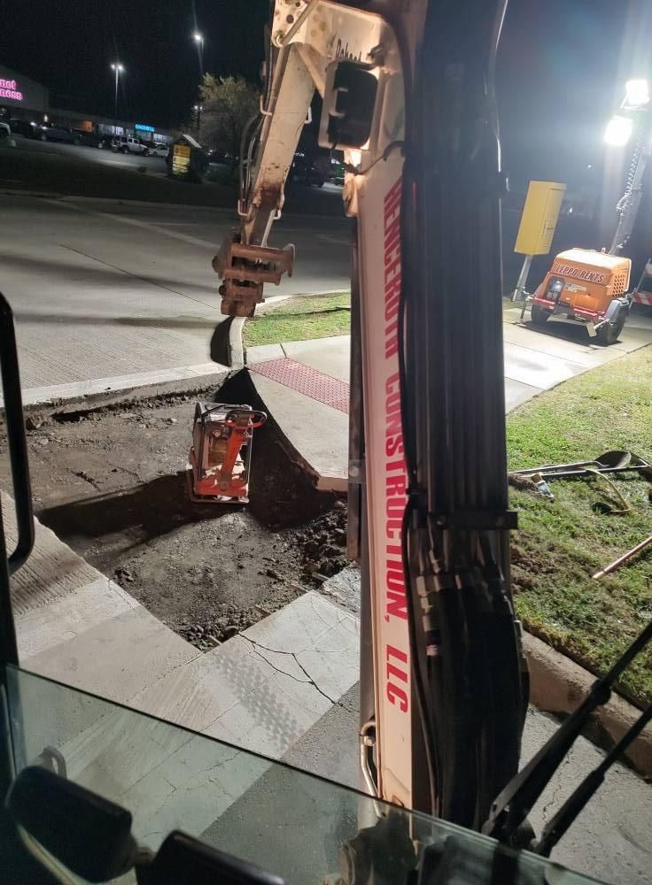 Concrete Repair for Henceroth Construction in Amherst, OH