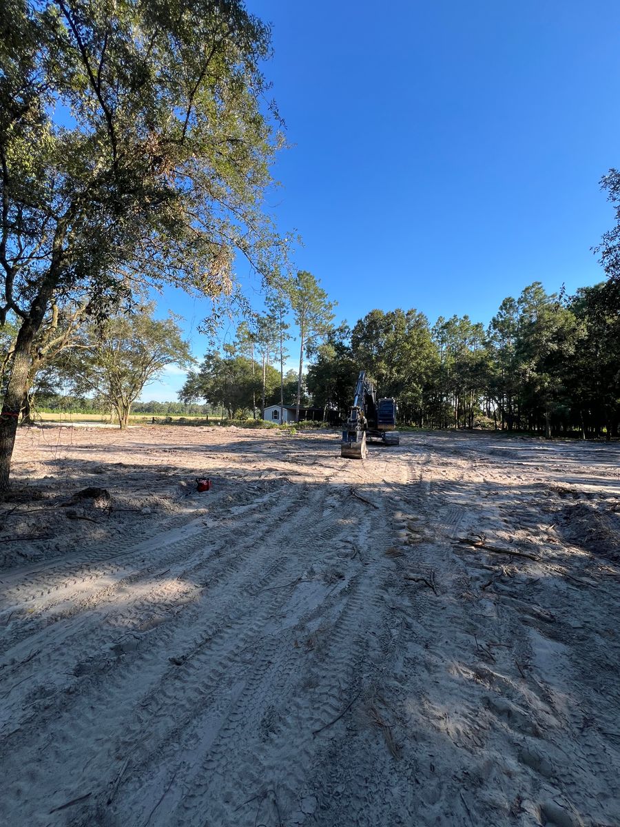 Land Clearing for Bay Hill Development in Nahunta, GA