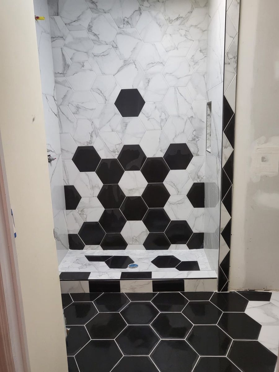 Tiling Services for Nova BuildCon LLC in Lilburn, GA