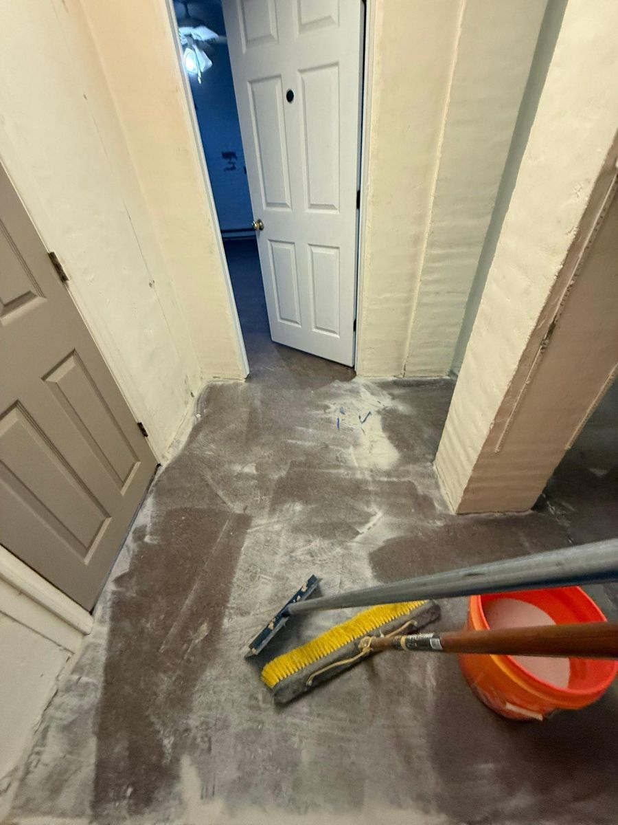 Epoxy, Overlay, & Mixed Media Projects for Whitfield Concrete Construction in Solsberry, IN