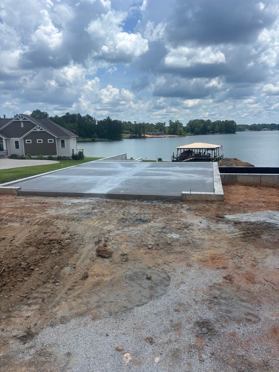 Excavation for Baer & Sons Concrete in Greenwood County, SC