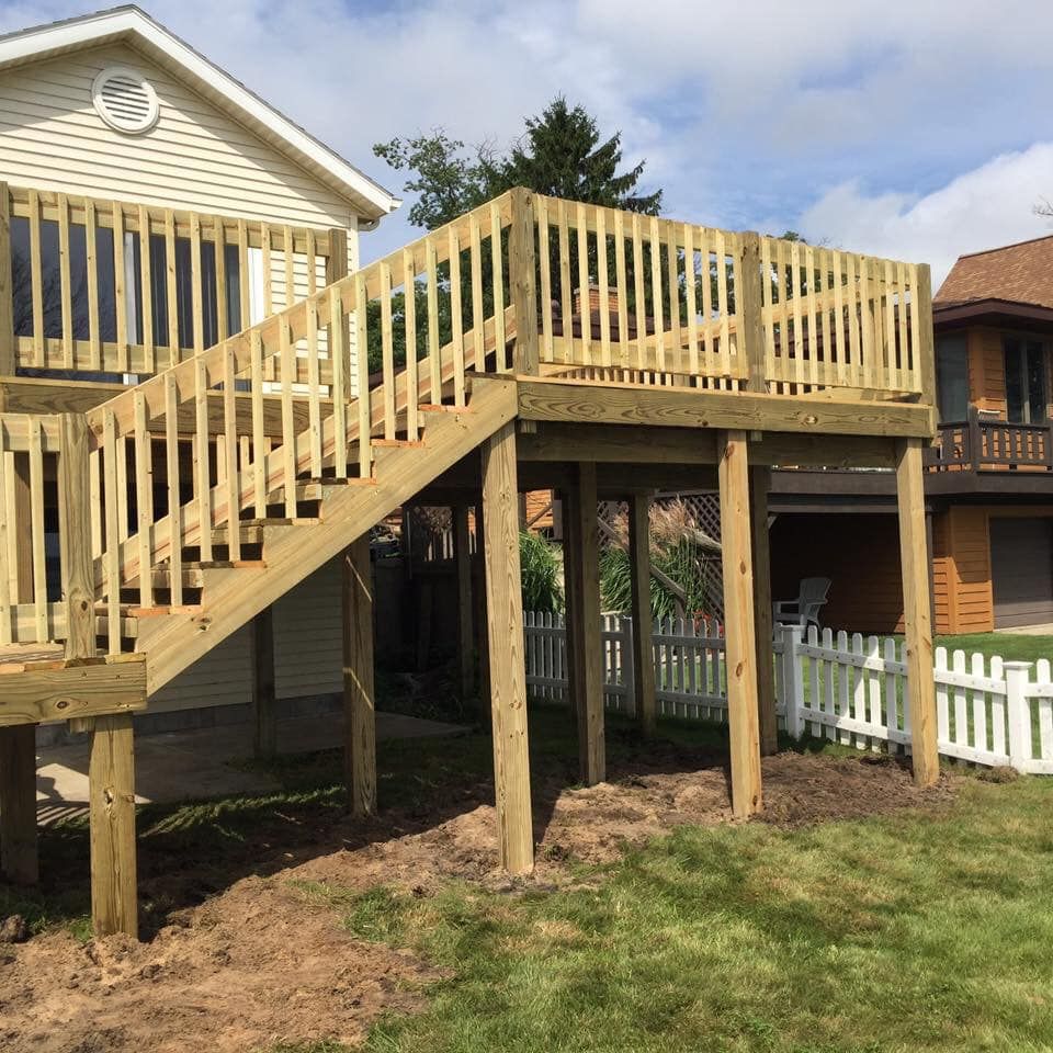 Deck & Patio Installation for Stewart’s Construction & Home Improvement in Muskegon County, MI