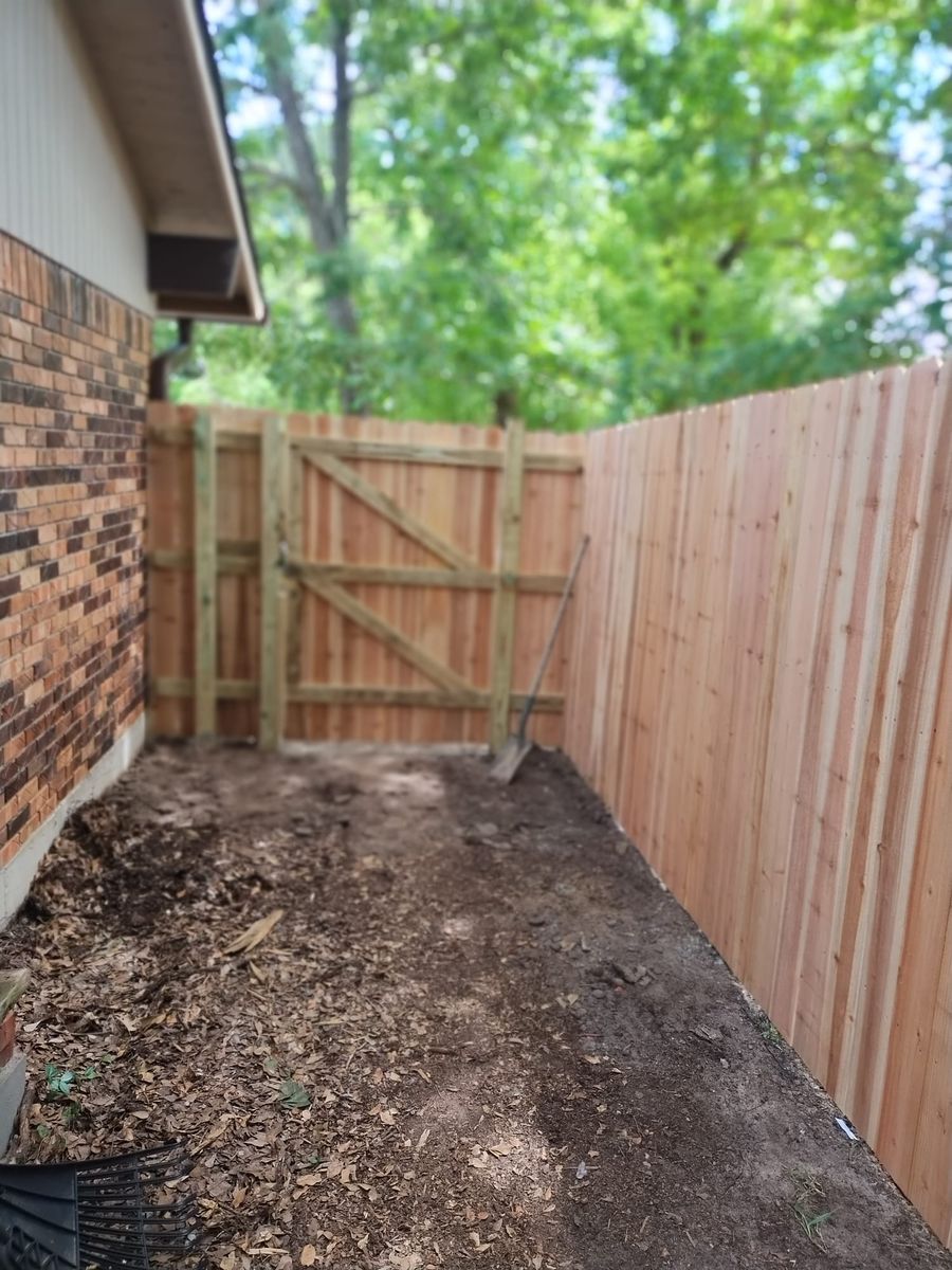 Privacy Fencing for M-Z Excavations in College Station, TX