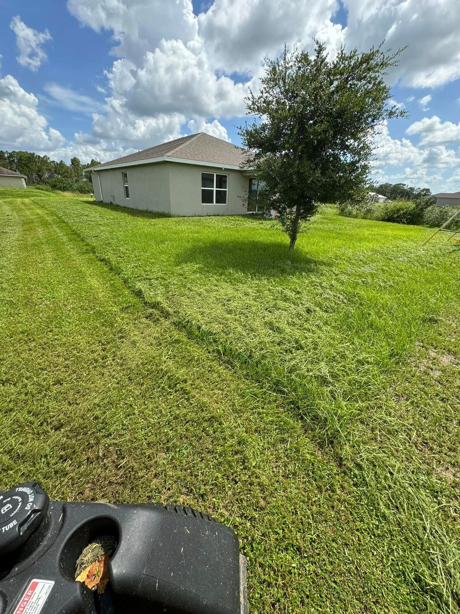 Mowing for BH Lawn and Landscape in Fort Myers, FL